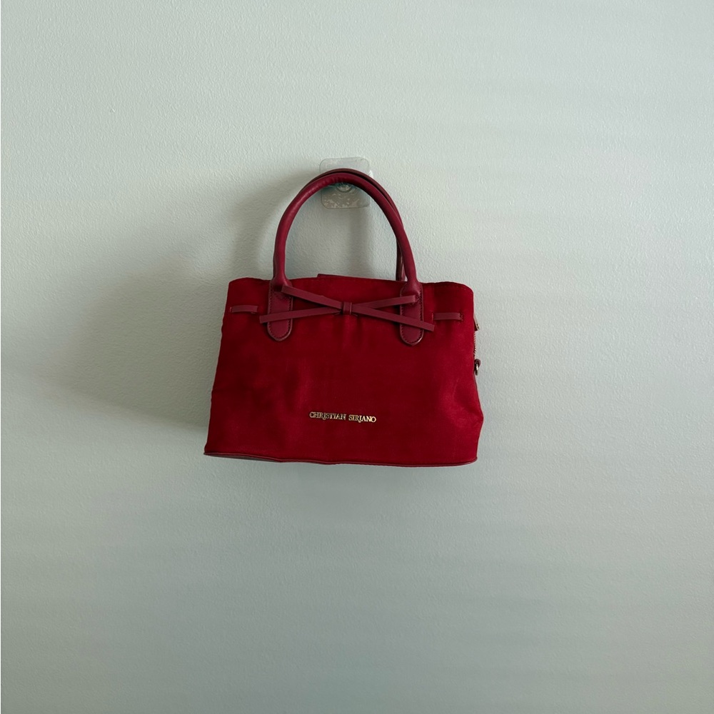 Christian Siriano Cherry Red Satchel